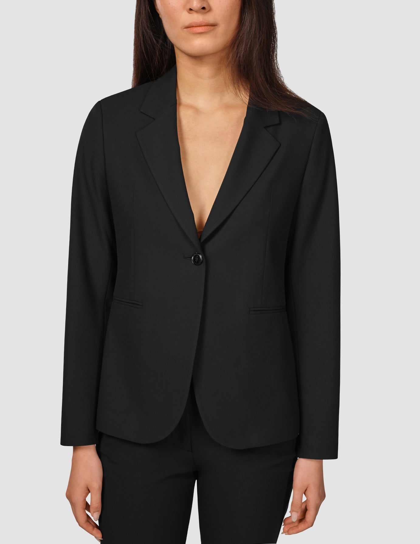 Essential Fitted Blazer Black